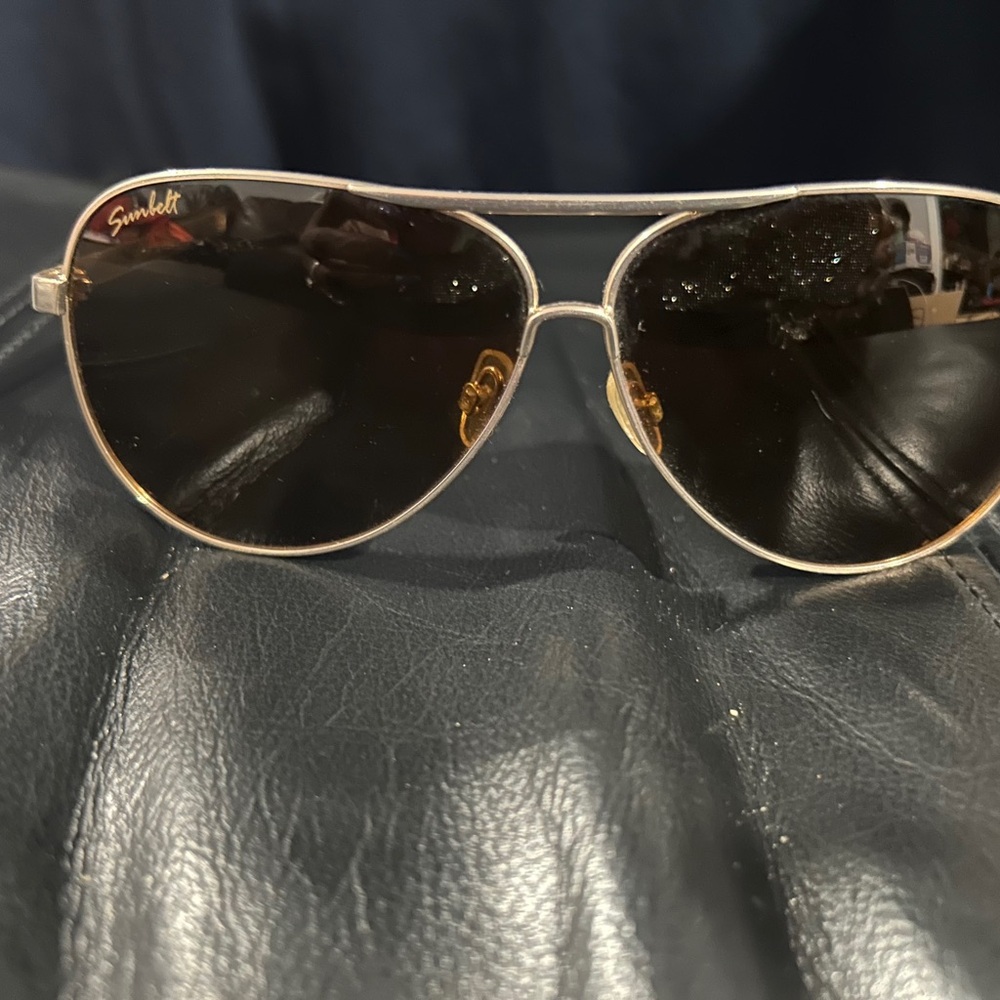 Sunbelt  Aviator Sunglasses with Gold Frame